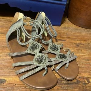 Size 9 JellyPop brand sandals. Barely ever worn